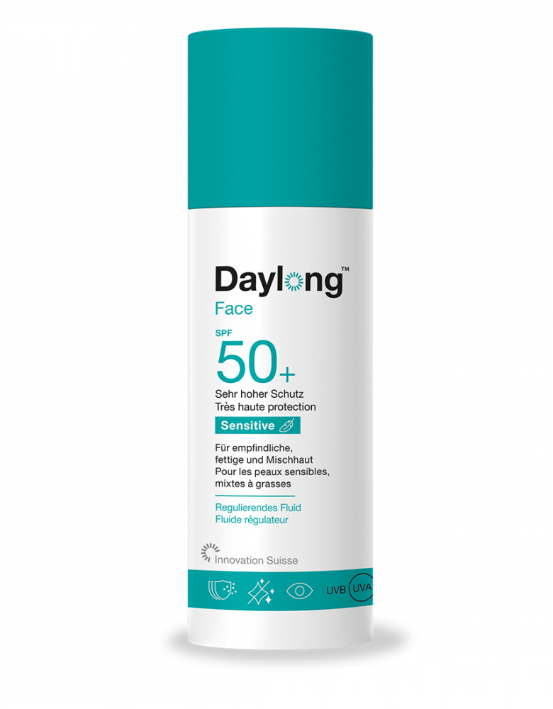 DAYLONG™ FACE SENSITIVE FLUIDE REGULATEUR SPF 50+